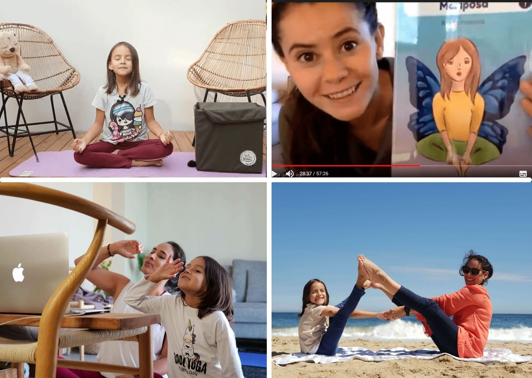 Realiza una clase y/o intervenciones de yoga infantil de manera exitosa