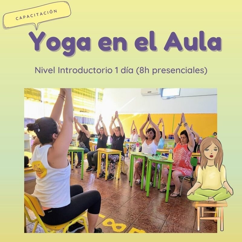 formación presencial de yoga en el aula