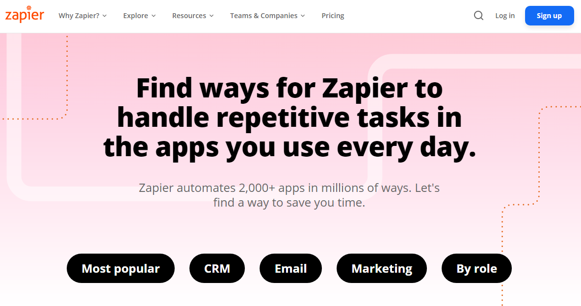 email notifications with zapier